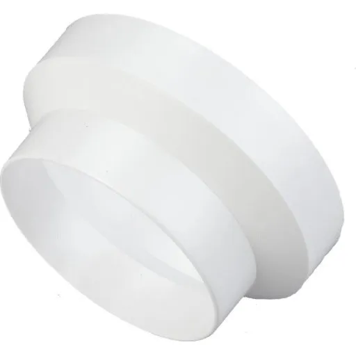 Duka Reduktion Ø125/150 mm, hvid