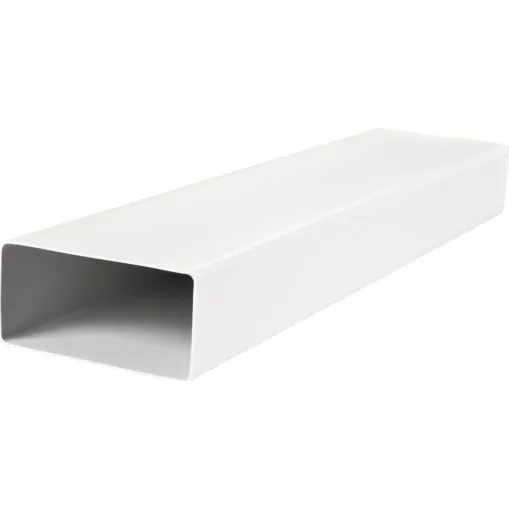 Duka fladkanal 110x55 mm, 1000 mm, hvid