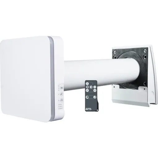 Duka One Pro 25 S ventilator med varmegenvinding, Ø100 mm, hvid