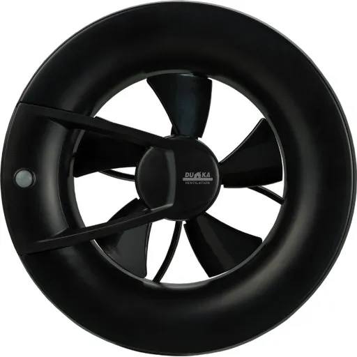 Duka S8 Badventilator, sort