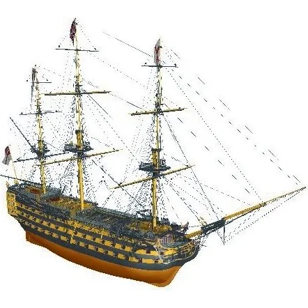 Billing Boats HMS Victory 1:75 Træskrog