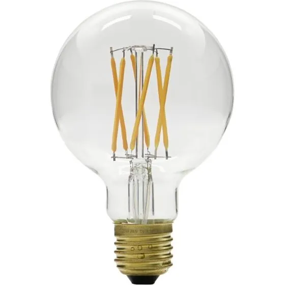 House Doctor Globe LED-pære E27 4W 300lm glas og messing