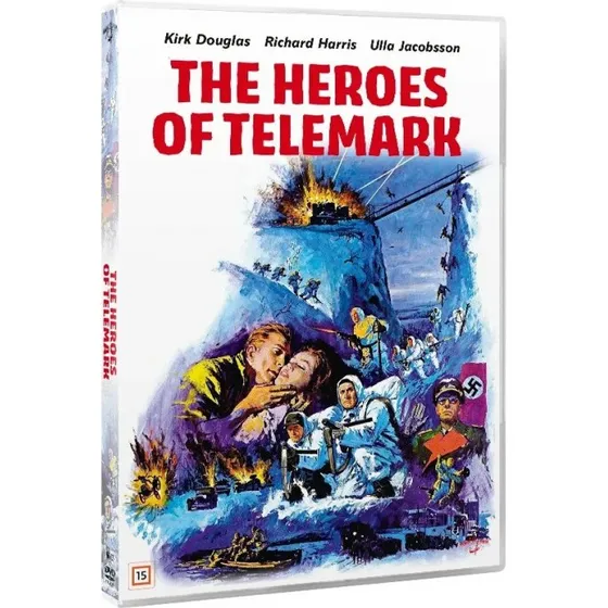 THE HEROES OF TELEMARK DVD - Film om norsk modstand i 2. verdenskrig