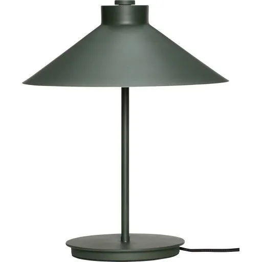 Hübsch Shape Bordlampe Grøn Ø30 cm