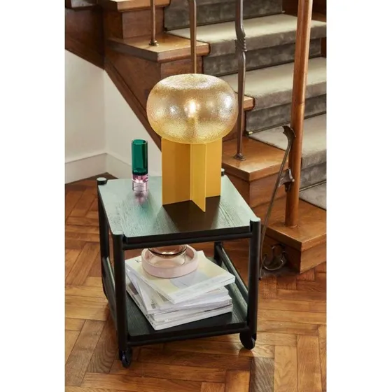 Hübsch Podium Bordlampe H36 Amber - Ravfarvet Metal