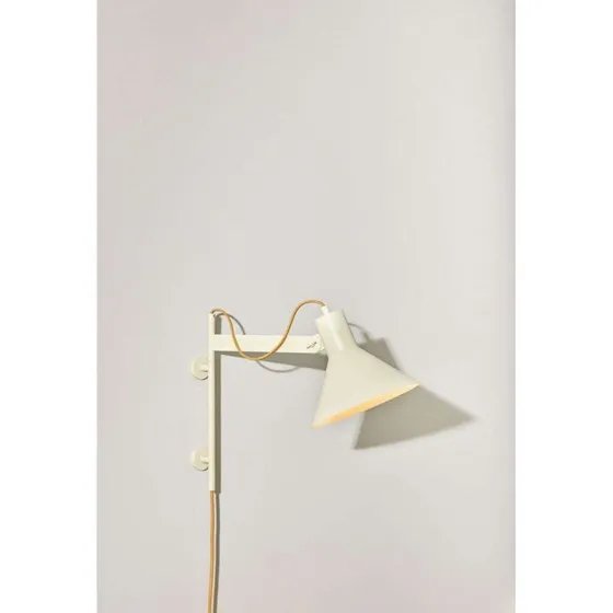 Hübsch Studio Væglampe Light Green - Jern, Kegeformet Skærm