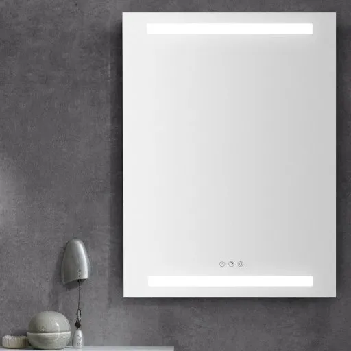Dansani Level spejl med dæmpbar lys, 60x80 cm