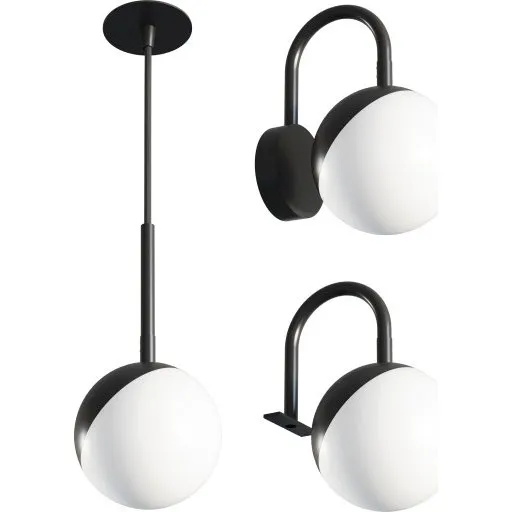 Dansani Bright lampe 3-i-1, runde belysning til spejl, væg og loft