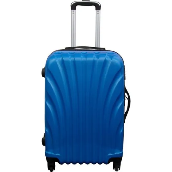 Musling Mellem Kuffert - Blå Hardcase, 60 cm, 69 L