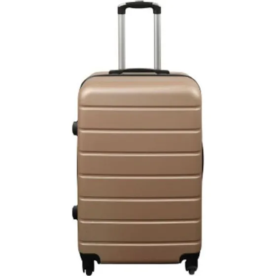 Guld Hardcase Kuffert Medium - 69 L, 3,1 kg, 360° Hjul