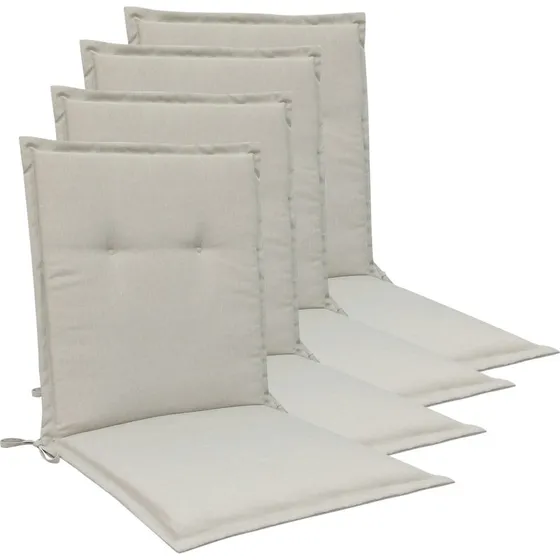 Nordstrand Home Havehyndepakke 4 stk. Beige 5 cm skumfyld