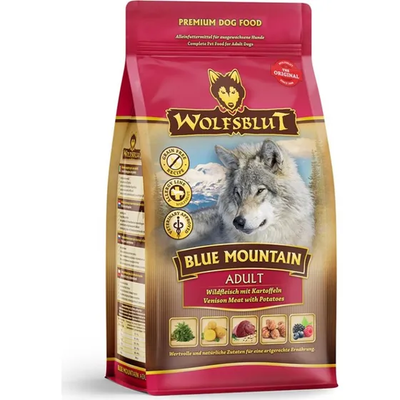 Wolfsblut Blue Mountain Adult med vildt, 400g