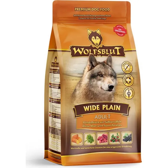 Wolfsblut Wide Plain Adult Hest 400g