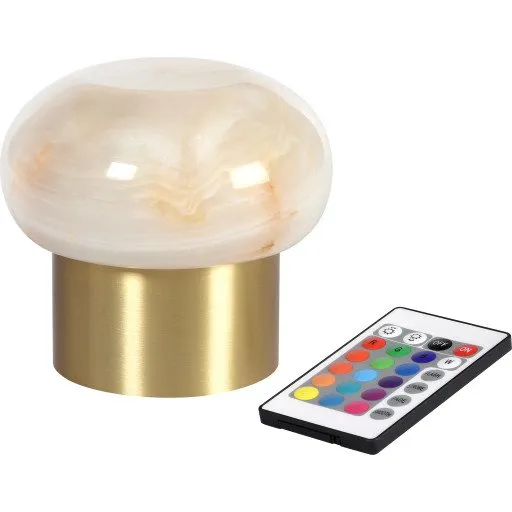 Duni Namak genopladelig messing bordlampe