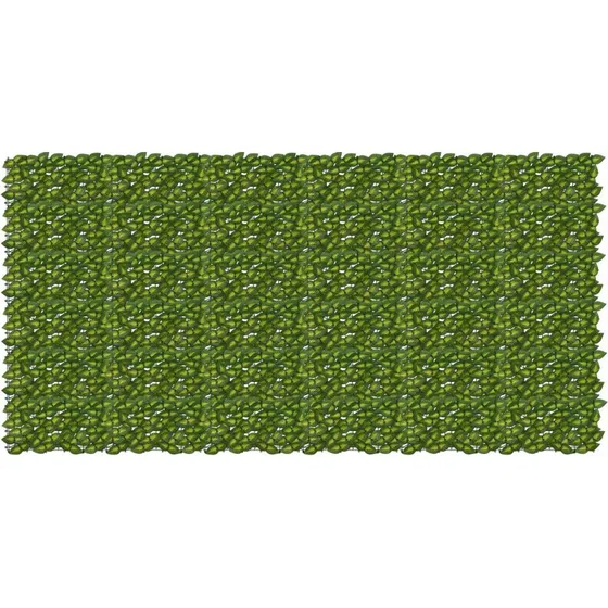 vidaXL Altanscreen med blade Grøn/Gul 300 x 150 cm