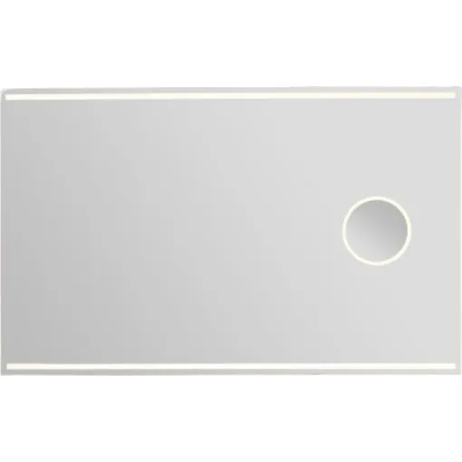 Loevschall Focus Spejl med lys, 120x75 cm