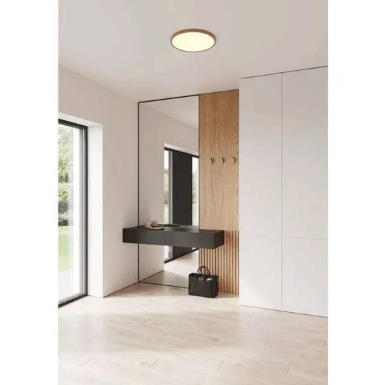 Nordlux Oja Loftlampe 42 cm Træ 2700K 3-trins-dæmp