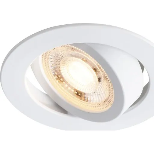 Nordlux Monolo indbygningsspot, hvid, 1-kit