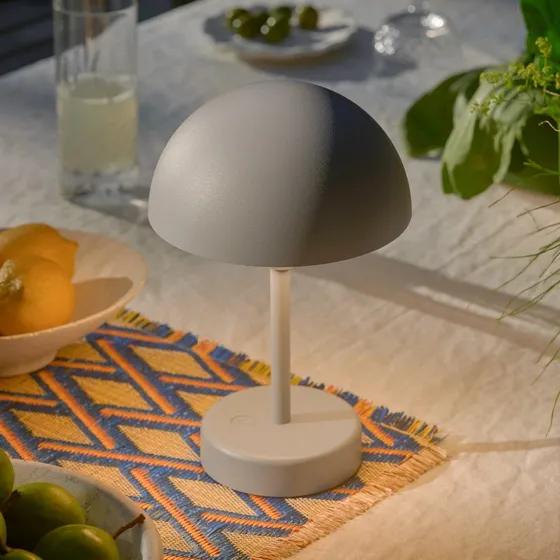 Nordlux Ellen To-Go bærbar bordlampe grå IP44