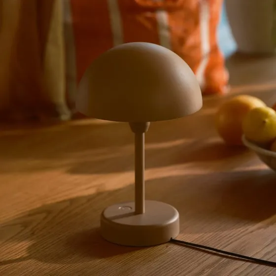 Nordlux Ellen To-Go bærbar bordlampe brun, IP44