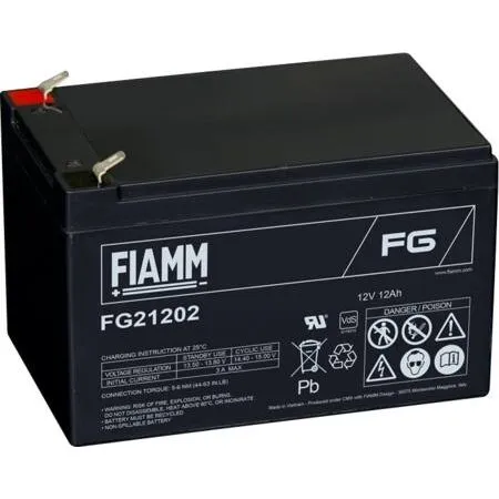 FIAMM FG 12V/12AH blybatteri