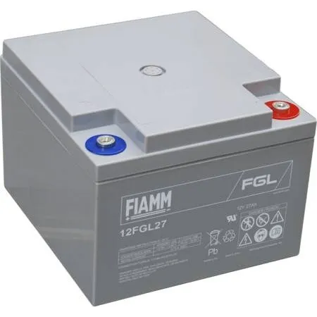 Fiamm 12V 27Ah 10 Års Long Life Blybatteri