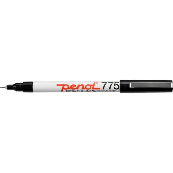 Penol 775 0,5 mm sort permanent marker