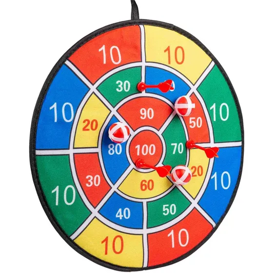 4-Kids Velcrodart Ø42 cm – 3 Bolde og 3 Pile