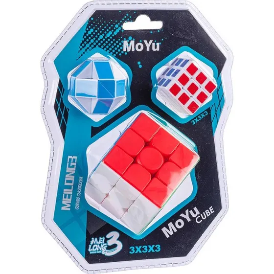 MoYu MeiLong 3x3 Cube Sæt med Mini og Slange
