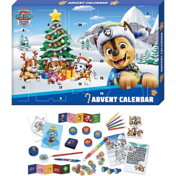Paw Patrol Chase Julekalender 30x45 cm