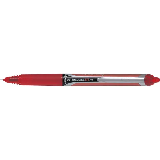 Pilot Hi-Tecpoint V5 0,5 mm rød, genopfyldelig kuglepen
