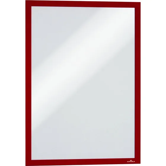 Durable Duraframe® A3 Rød Selvklæbende Informationsramme