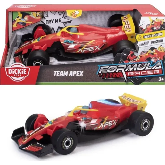 Dickie Toys Formula Racer Team APEX, rød, 1:24