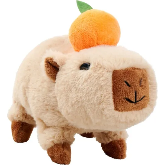 Simba Toys PetZoo Capybara - Blød Interaktiv Plysdyr