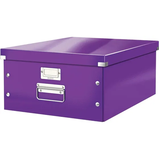 Leitz Click&Store WOW Opbevaringskasse Lilla L