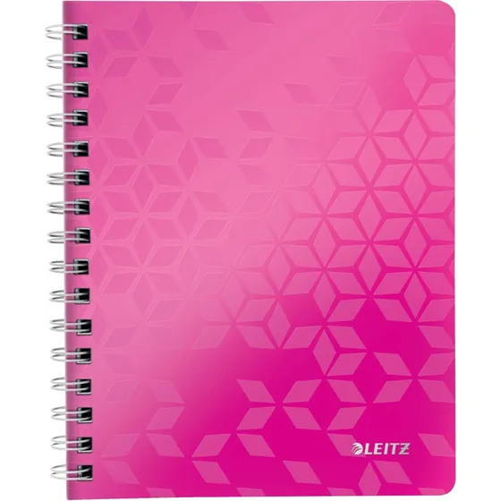 Leitz WOW Notesblok A5 Pink 80 ark