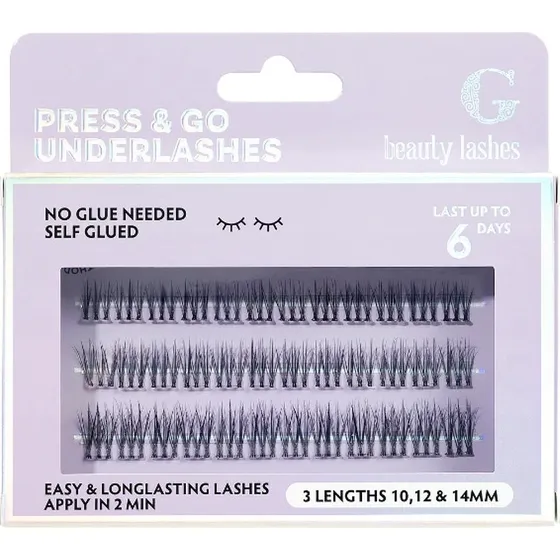 G Beauty Lashes Press & Go Underlashes - Everyday