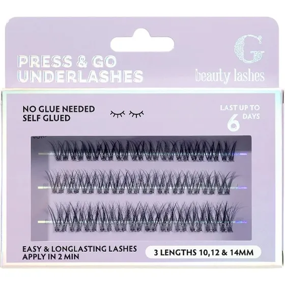 G Beauty Lashes Press & Go Underlashes - Casual
