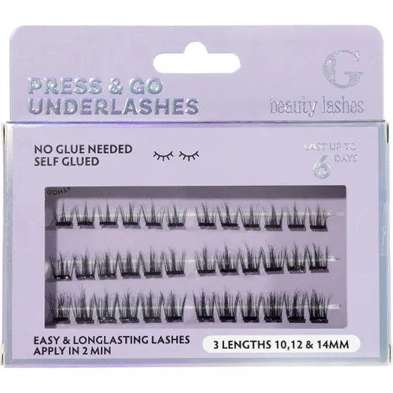 G Beauty Lashes Press & Go Underlashes - Crush