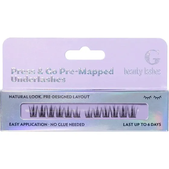 G Beauty Lashes Press & Go Pre-mapped Underlashes - Glow