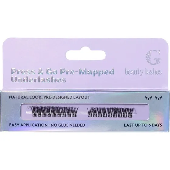 G Beauty Lashes Press & Go Underlashes - Fever