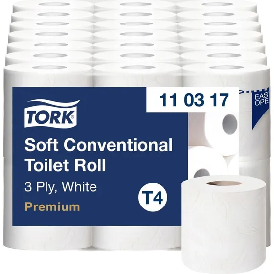 Tork Premium Toiletpapir 3-lags T4, 42 ruller