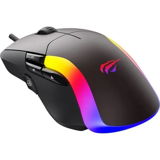 Havit MS959S Gaming Mus - Kablet, 8 Knapper, RGB (Brun)