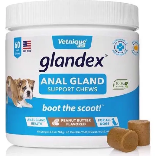 Glandex Soft Chew til sunde analkirtler, 60 stk