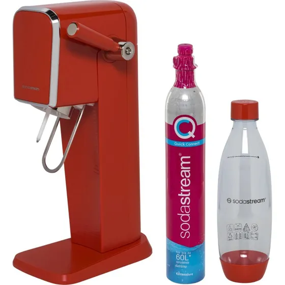 SodaStream Art Mandarin Sodavandsmaskine med 1L Flaske, Rød