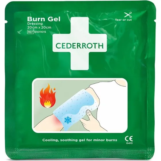 Cederroth Forbrændingskompres Gel Medium 20x20 cm