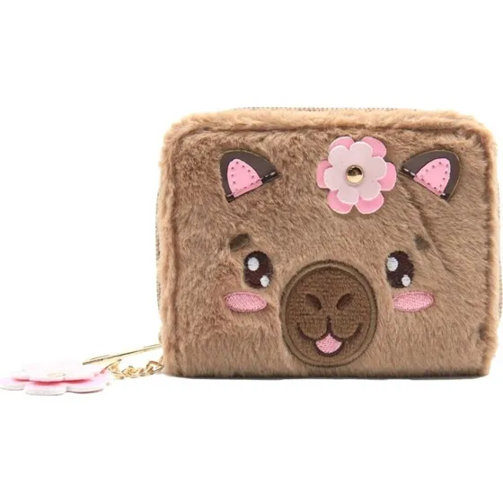 Tinka Capybara Plush Wallet – Blød og praktisk pengepung til børn