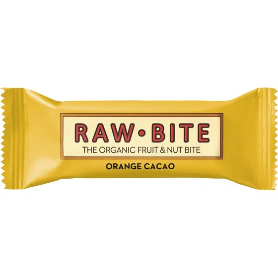 Rawbite Orange Cacao 50g – Økologisk, vegansk & glutenfri snack