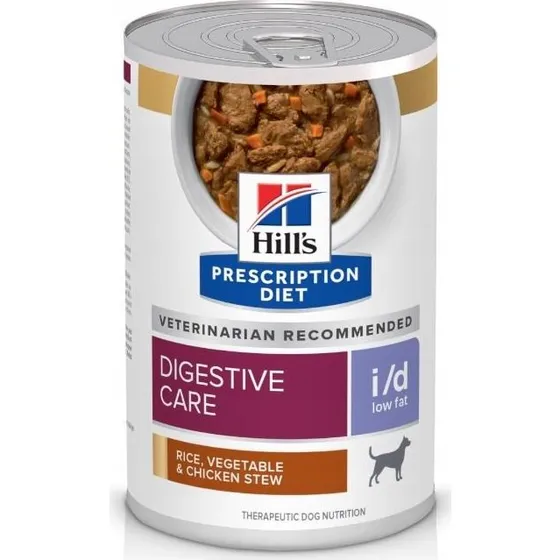 Hill's Prescription Diet i/d Low Fat Stew – Vådfoder til hundes fordøjelse, 354 g