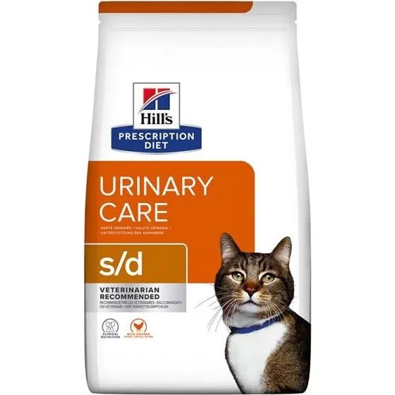 Hill's Prescription Diet Urinary Care s/d Tørfoder, Kylling, 3 kg